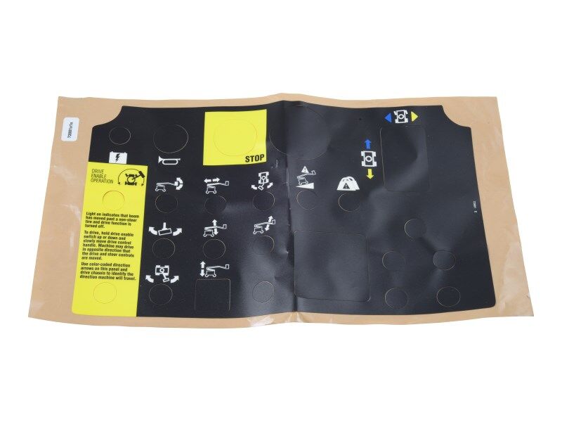 72081 Decal, Pltfm Control Panel | Genie