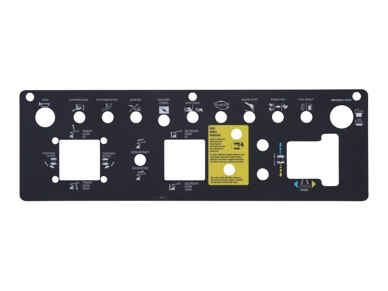 72441 Decal, Pltfm Control Panel | Genie