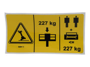 Part Number 82601 Decal, Label, Max Cap fits Genie