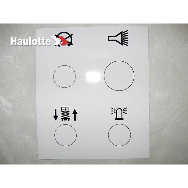 Part Number 108C131570 Bottom Panel Label fits Haulotte