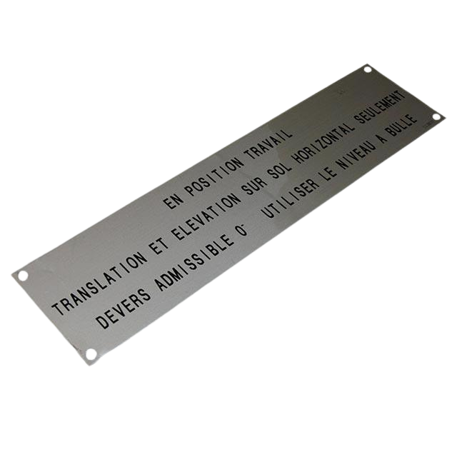 Part Number 108C138310 Ground Horizon Plate fits Haulotte
