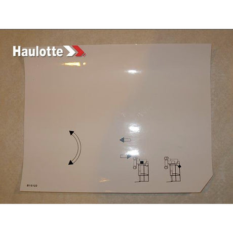 Part Number 153B151220 Label fits Haulotte