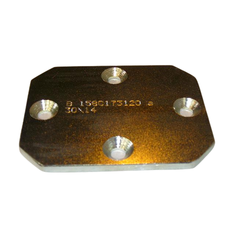Part Number 158C173120 Cylinder Half-Pin Stop Plate fits Haulotte