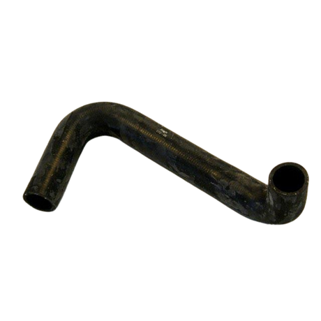 Part Number 1706061102 Lower Radiator Hose fits Haulotte