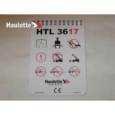 Part Number 172P329710 Load Chart fits Haulotte