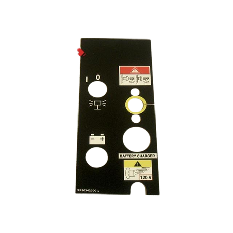 Part Number 2420342300 Control Box Label fits Haulotte