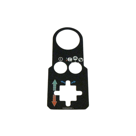 Part Number 2420342350 Control Box Label fits Haulotte