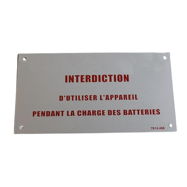 Part Number 3078134080 Protection Cha Label fits Haulotte