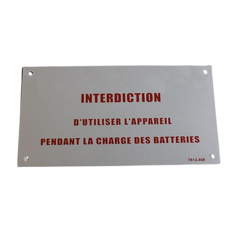 Part Number 3078134080 Protection Cha Label fits Haulotte