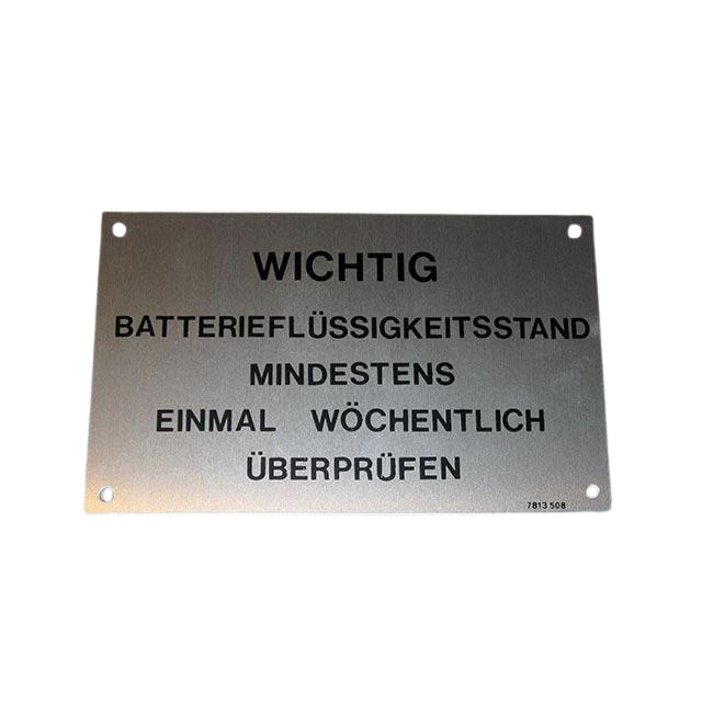 3078135080 Battery Maintenance Plate | Genuine Haulotte