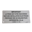 Part Number 3078135870 The Socket Must... Aluminium Plate fits Haulotte