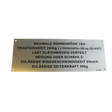 Part Number 3078138800 Floor Height + Load Label fits Haulotte