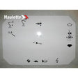 Part Number 3078138890 Panel Label fits Haulotte