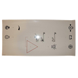 Part Number 3078138900 Top Panel Label fits Haulotte