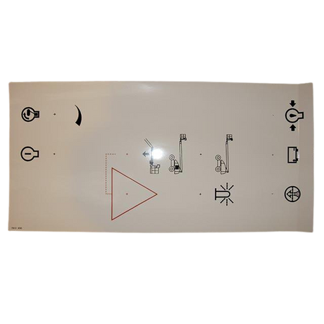 Part Number 3078138900 Top Panel Label fits Haulotte