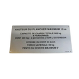 Part Number 3078140570 Floor Height + Load Label fits Haulotte