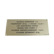 Part Number 3078140700 Floor Height + Load Label fits Haulotte