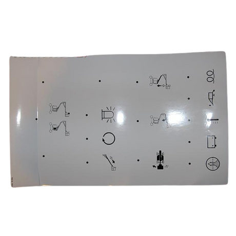 Part Number 3078141540 Top Panel Label fits Haulotte