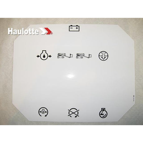 Part Number 3078141880 Top Panel Label fits Haulotte