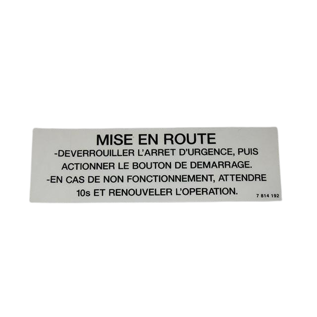 3078141920 Labels | Genuine Haulotte