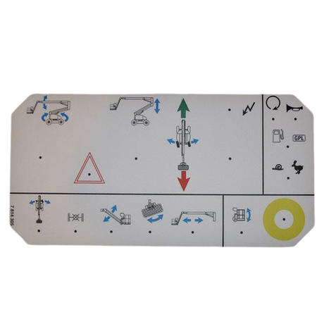Part Number 3078143050 Mvt Tourelle Label fits Haulotte