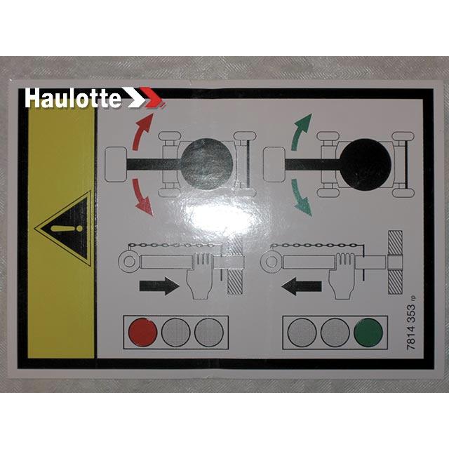 3078143530 Enlever Label | Genuine Haulotte