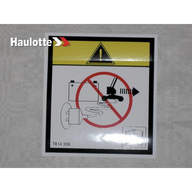 3078143560 Interdiction Label | Genuine Haulotte