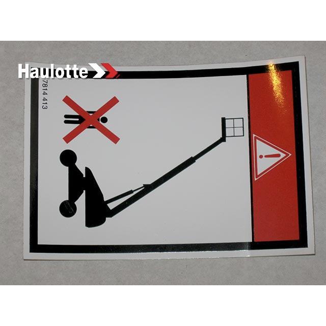 3078144130 Label | Genuine Haulotte