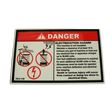Part Number 3078147400 Electrocution Label fits Haulotte