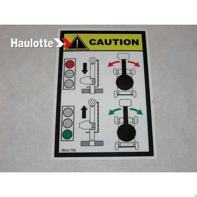 3078147700 Remove Pin Label | Genuine Haulotte