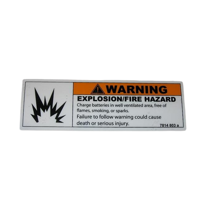 3078148030 Explosion Risk Label | Genuine Haulotte