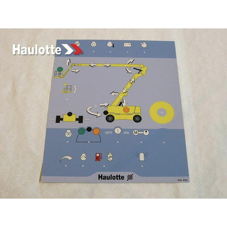 Part Number 3078149190 Panel Label fits Haulotte