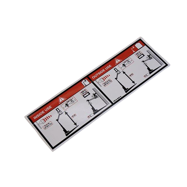 3078149430 Floor Height + Load Label | Genuine Haulotte