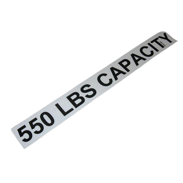 3078150030 550 Lbs Capacity Label | Genuine Haulotte