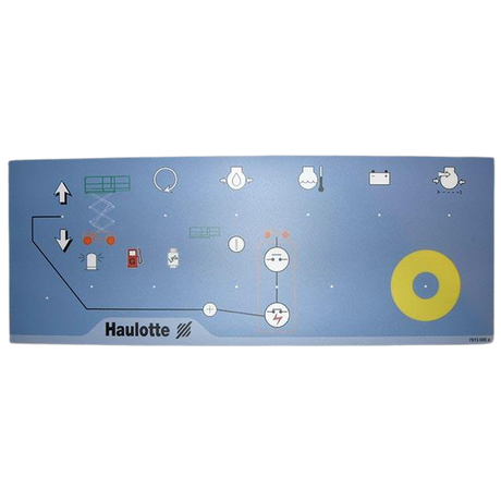 Part Number 3078150860 Bottom Panel Label fits Haulotte