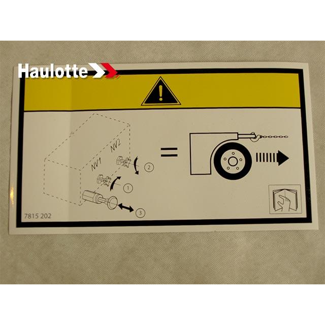 3078152020 Label | Genuine Haulotte