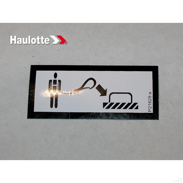307P216290 Harness Label | Genuine Haulotte