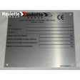 Part Number 307P222030 Manufacturer Plate fits Haulotte