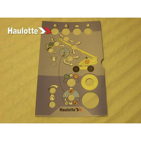 Part Number 307P226260 Control Box Label fits Haulotte