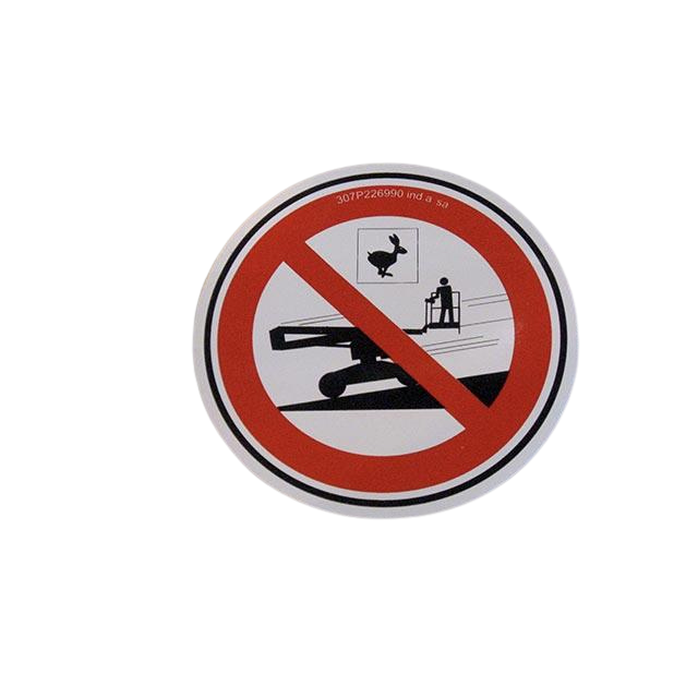 307P226950 Prohibition Side Bar Label | Genuine Haulotte