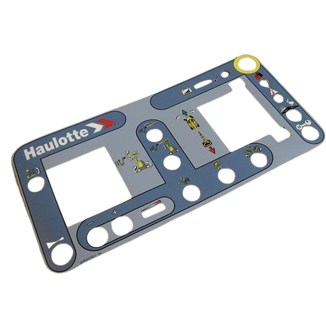 Part Number 307P227720 Label fits Haulotte
