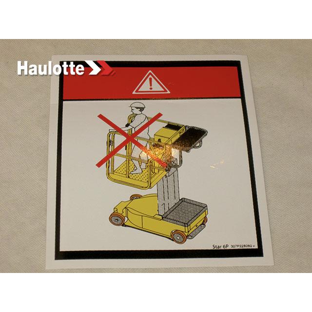 307P228060 Label | Genuine Haulotte