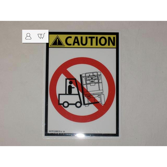 Part Number 307P228810 Deacal Caution fits Haulotte