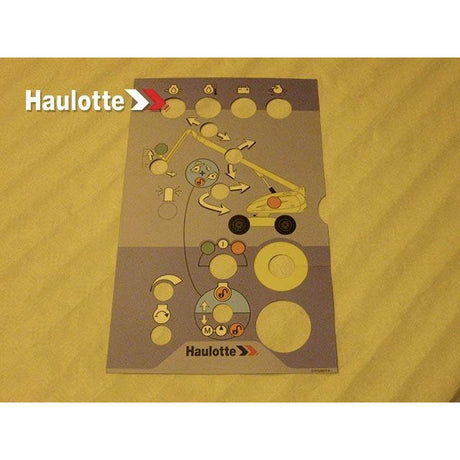 Part Number 307P228910 Label fits Haulotte