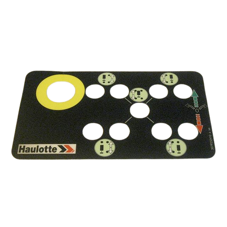 Part Number 307P232410 Label fits Haulotte