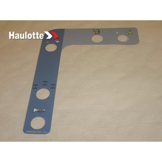 Part Number 4000000430 Left Label Basket Control Box fits Haulotte
