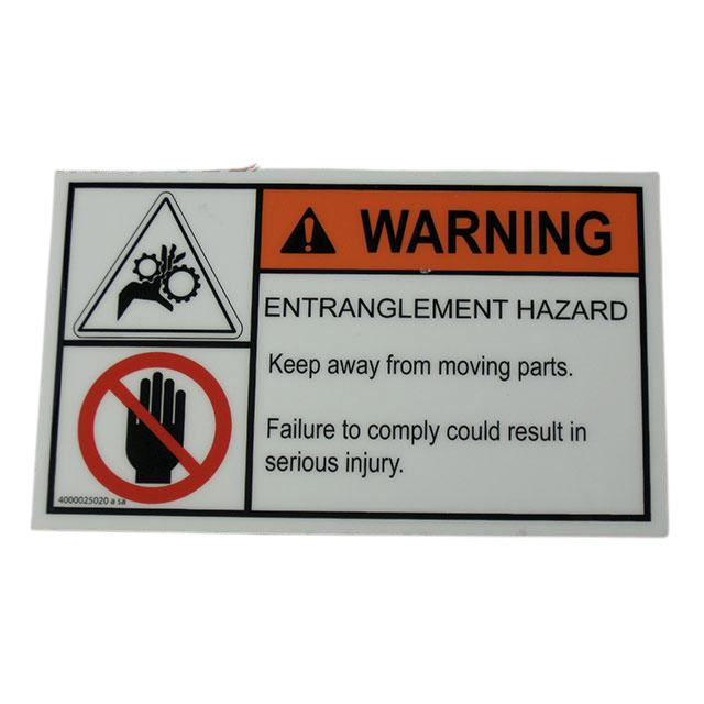 4000025020 Decal-Warning-Entanglement Hazard | Genuine Haulotte