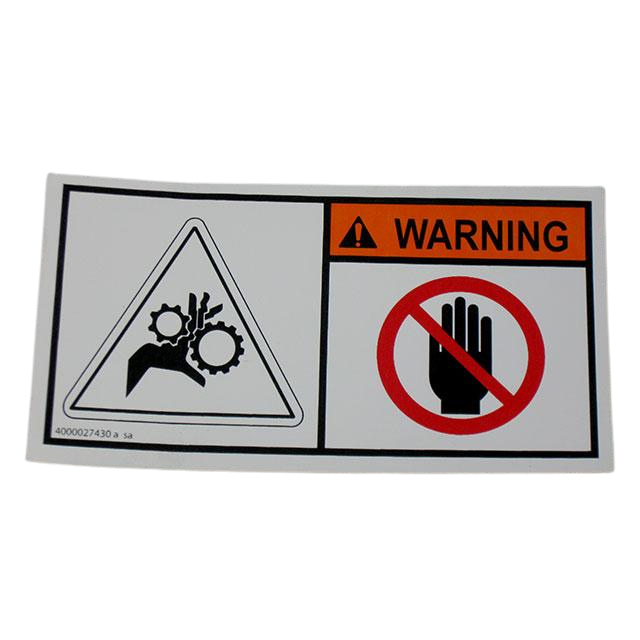 4000027430 Hand Injury Label | Genuine Haulotte