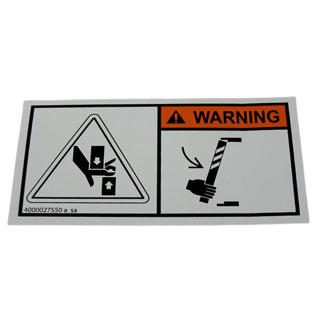 4000027550 Hand Injury Label | Genuine Haulotte