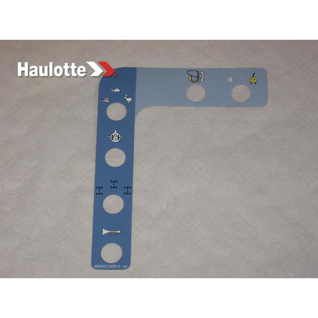 4000033880 Decal, Upper Control Box | Genuine Haulotte